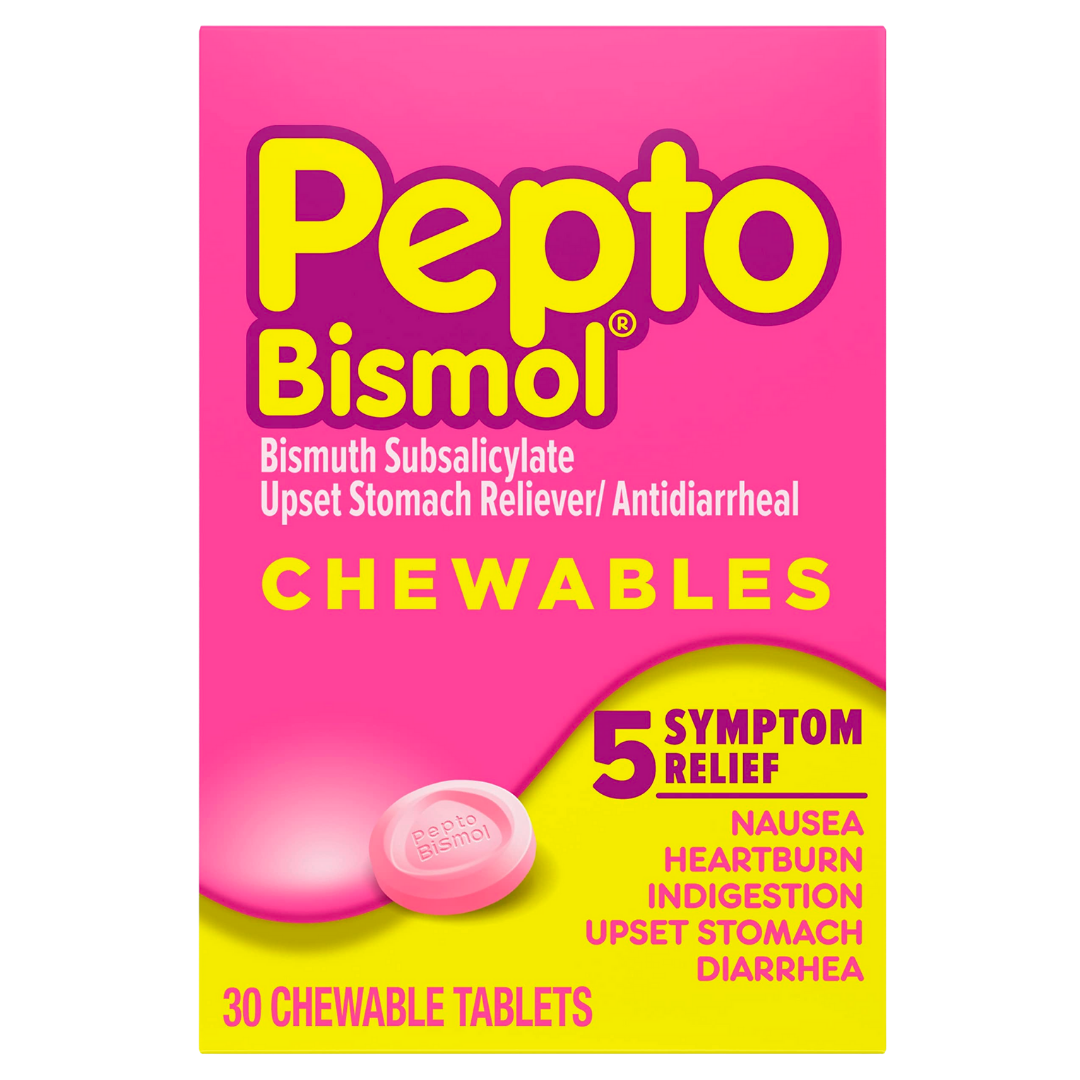 Pepto Bismol Chewable Tablets (30 Count)