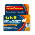 Advil Dual Action NSAID Ibuprofen Back Reliever (18ct)