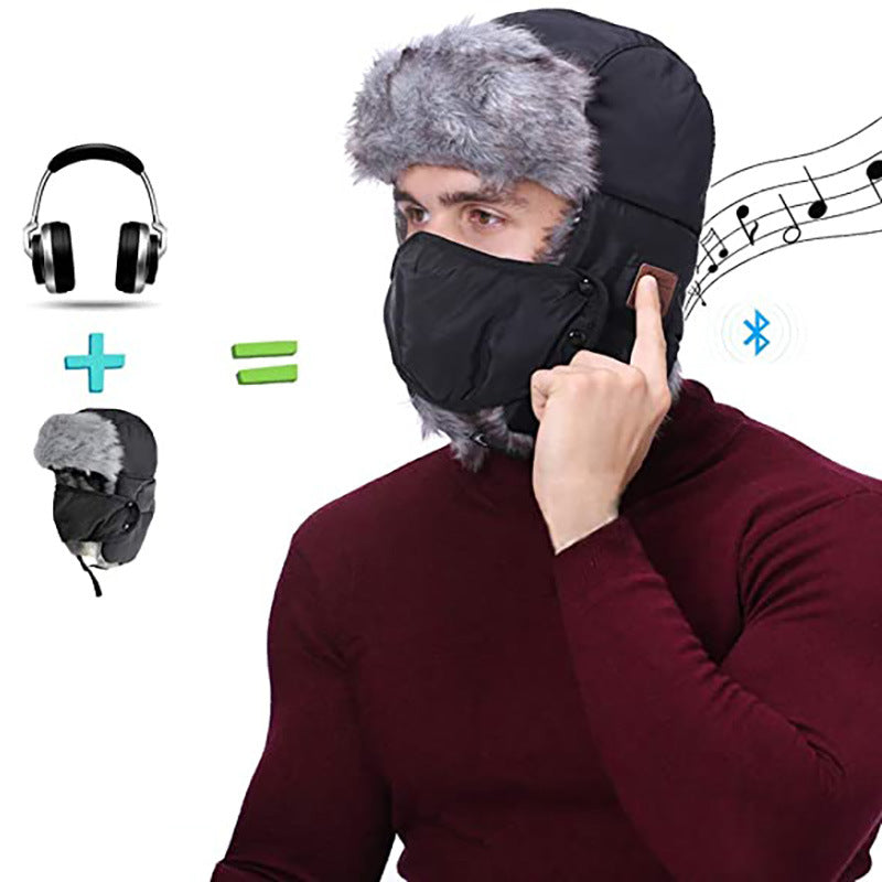 Thick bluetooth music cap