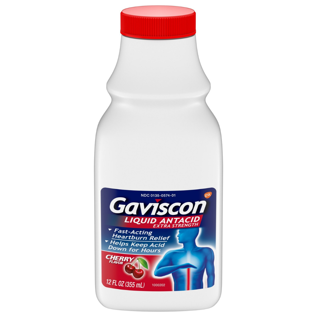 Gaviscon Extra Strength Antacid Cherry Liquid (12oz)