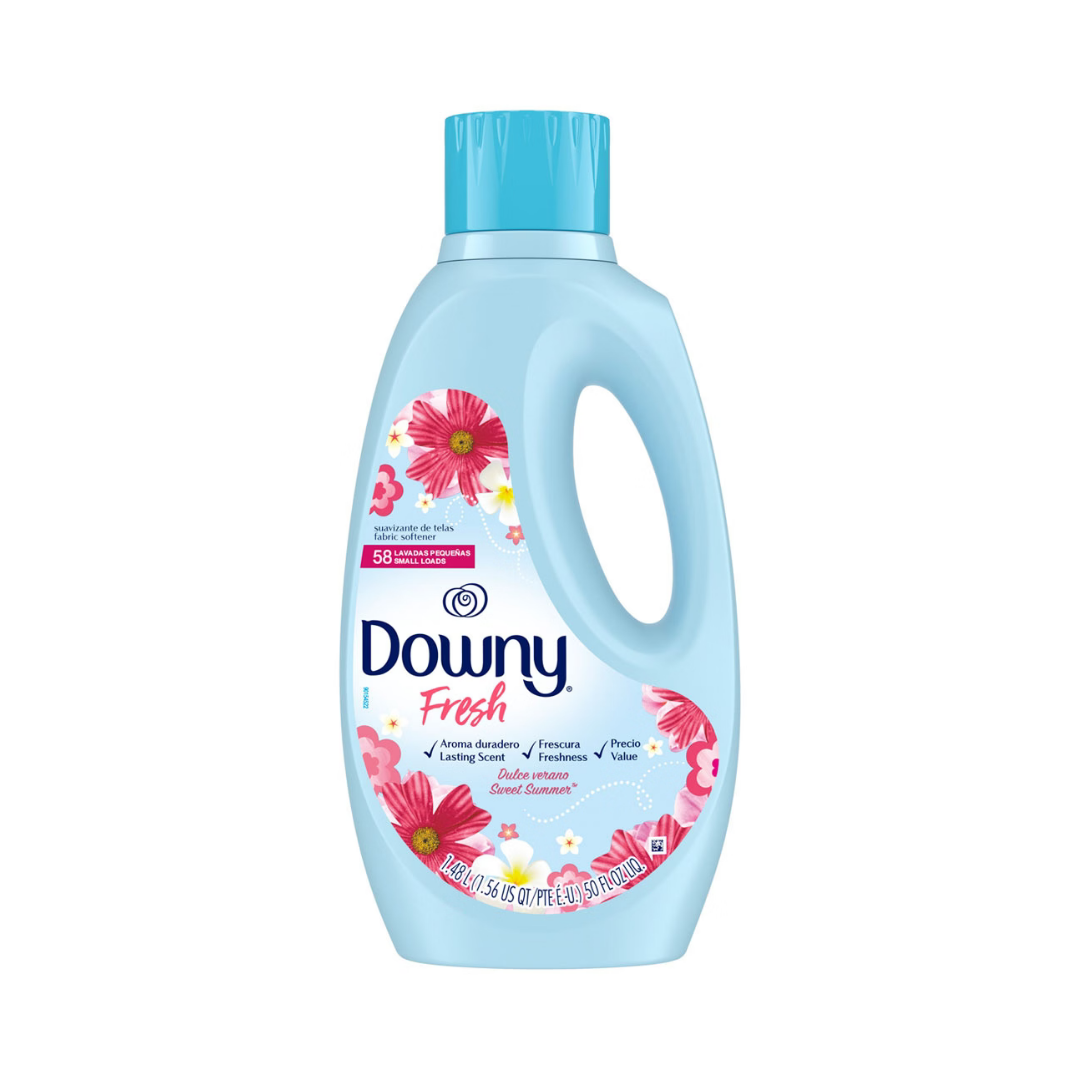 Downy Liquid Fabric Softener Sweet Summer Scent (50 fl oz / 58 Loads)
