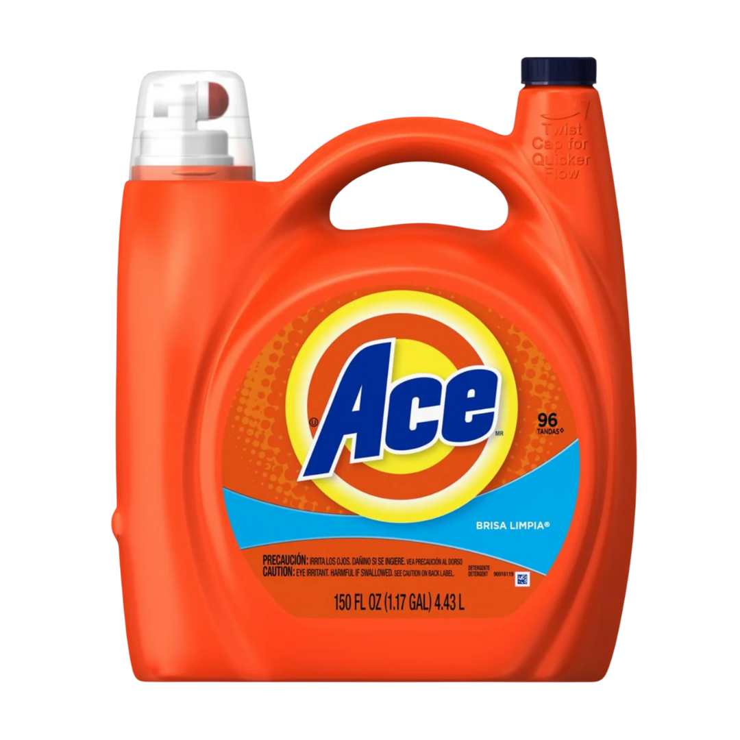 Ace Liquid Laundry Detergent Brisa Limpia (154oz)