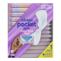 Always Pocket Full Size Sanitary Pads (12ct)