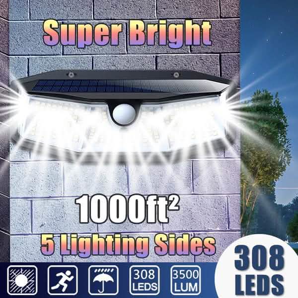 308 LED Solar Outdoor Lights