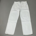 ETICA Tyler High Waist Straight Leg Ankle jeans Vintage White Size 28 EW180114A