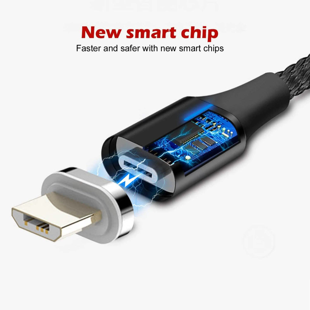 3.0A Magnetic Micro USB Android Interface Fast Charging