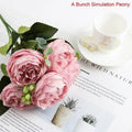 30cm Artificial Silk Peony Flowers Bouquet for Home Decoration -  Faux Christmas Flowers & Wedding Flowers