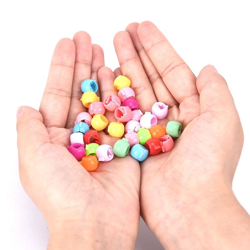 30pcs/lot Cute Candy Color Fashion Hairclips Baby Girls Small Hair Claw Flower Blossoms Jaw Clip Children Gorgeous Hair Accessories For Women