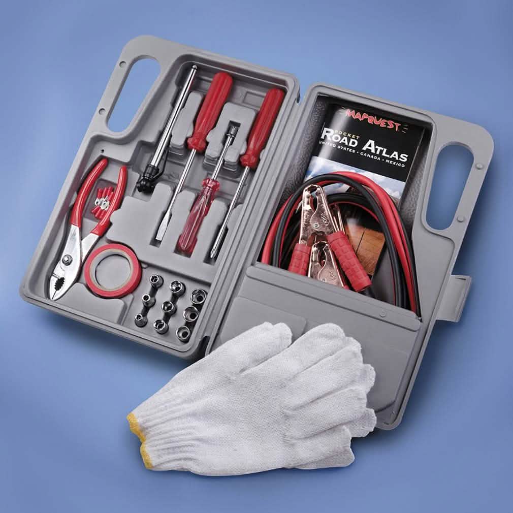 31-Piece: Emergency Roadside Tool Kit