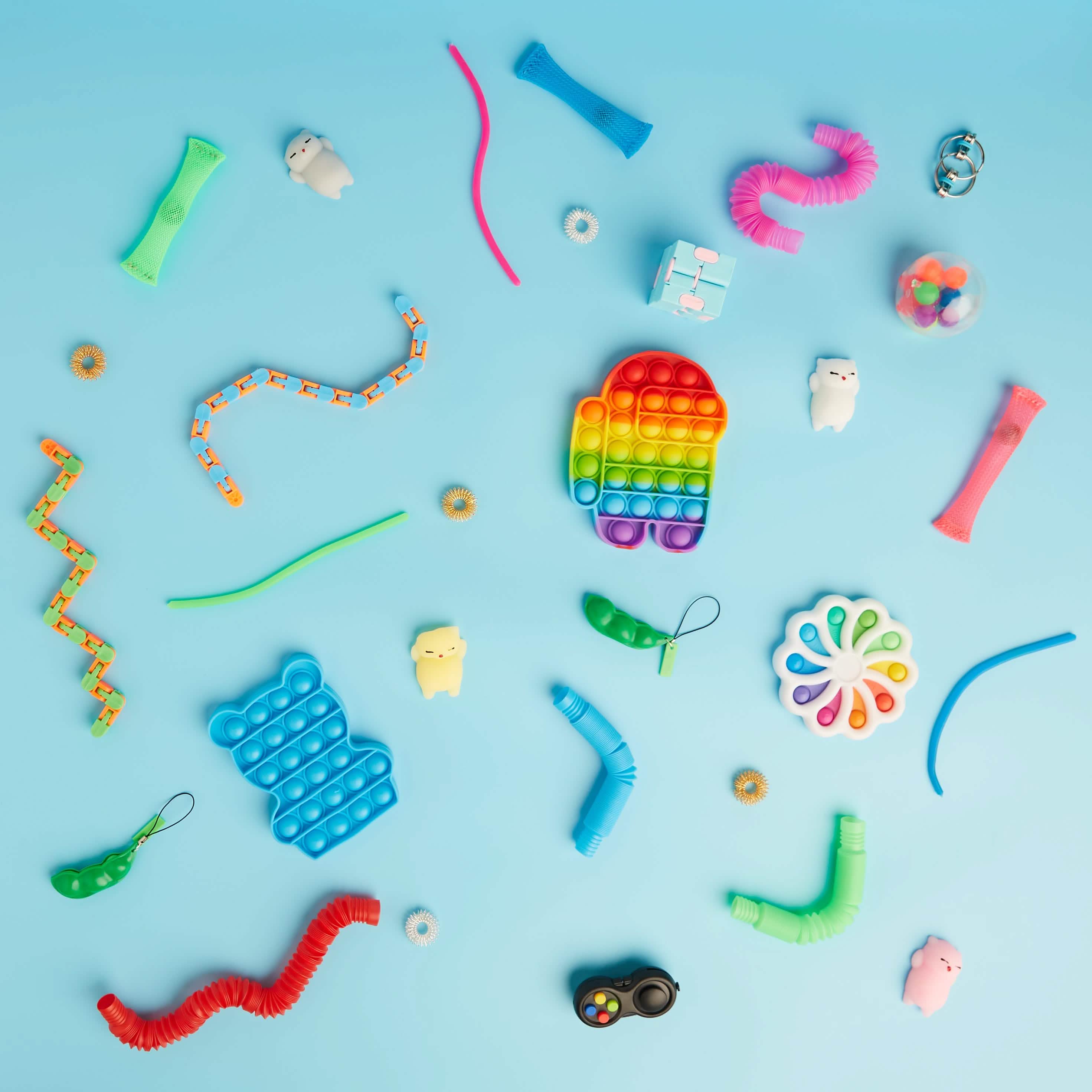 31-Piece: Fidget Sensory Toy Set - Stress Relief for Kids and Adults