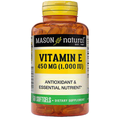Mason Natural Vitamin E 1000 IU (450 mg) Antioxidant Softgels (50 ct)