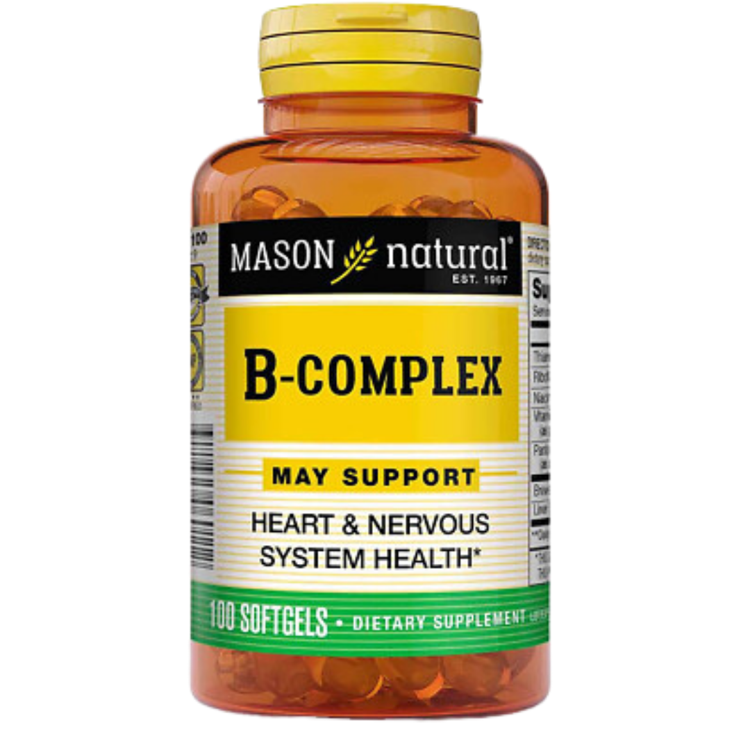 Mason Natural B-Complex Supplement Softgels (100 ct)