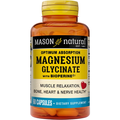 Mason Natural Magnesium Glycinate with Bioperine Capsules (60 ct)