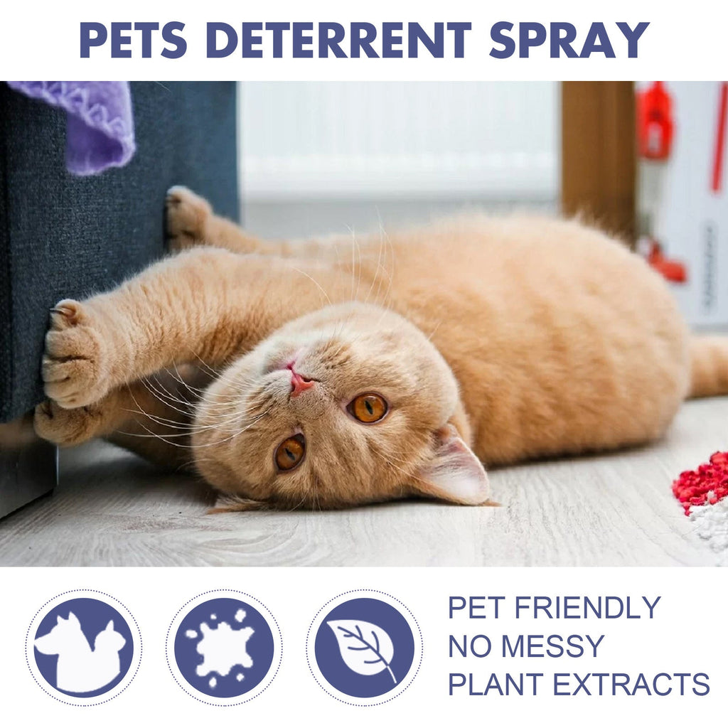 Pet Anti-Scratch Spray Exclusion Zone Set Up Spray Cat And Dog Scratching Door Sofa Anti-Scratch Solution