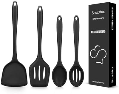 4 Pcs Silicone Kitchen Utensils Set BPA Free