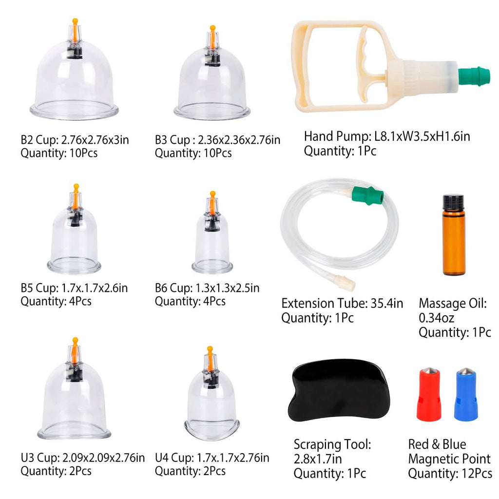 32 Cups Chinese Therapy Set