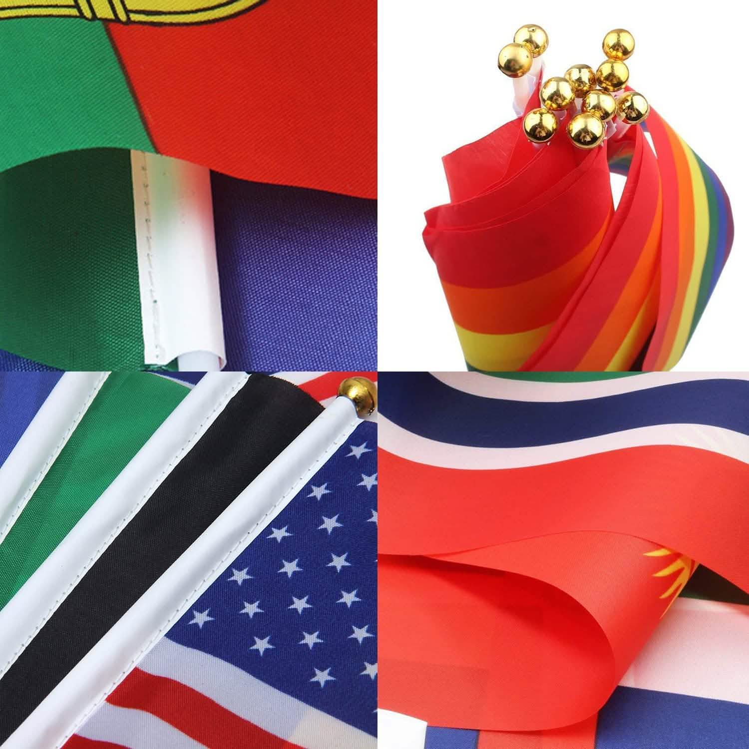 32-Pieces: World Cup 2022 Participating National Teams Flags