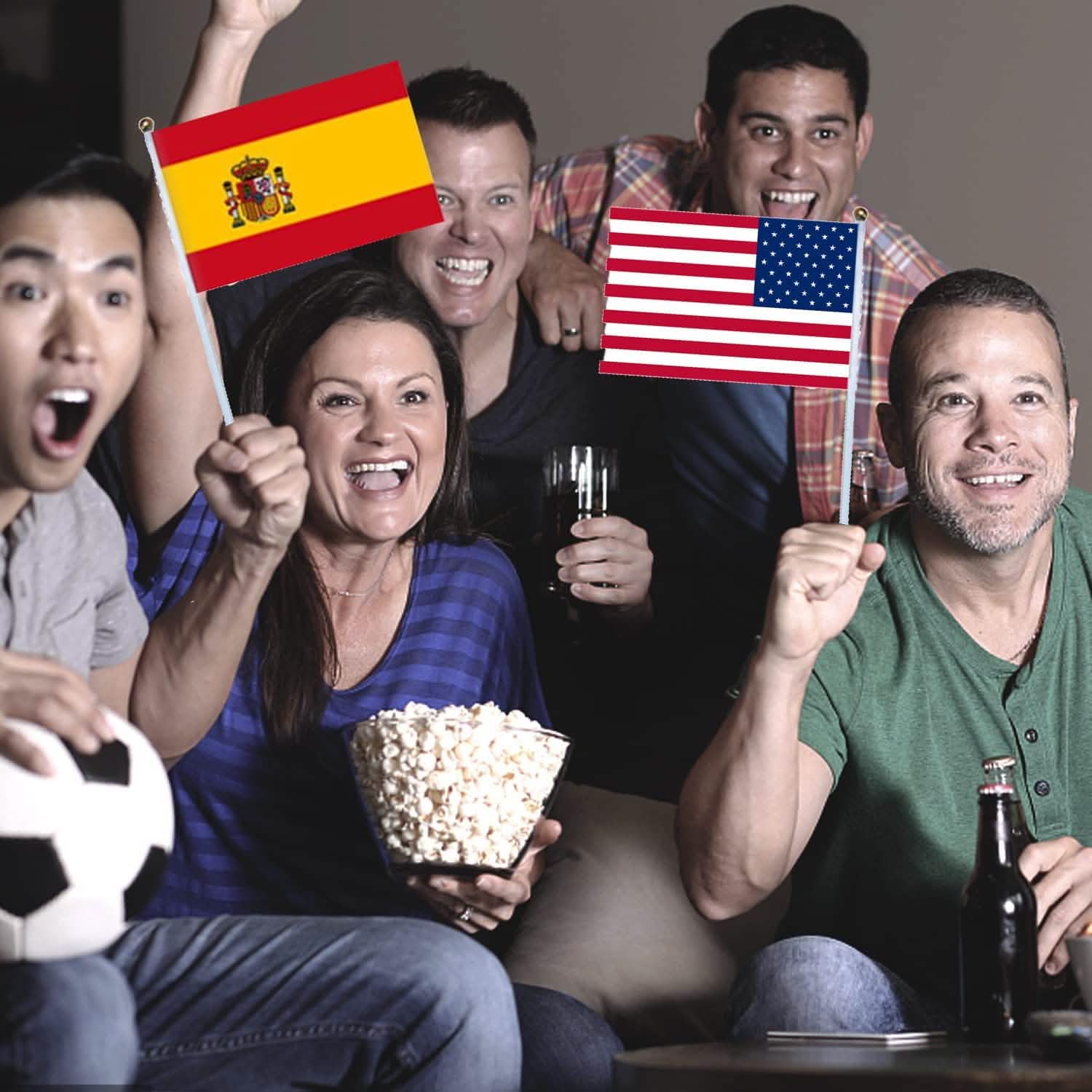 32-Pieces: World Cup 2022 Participating National Teams Flags