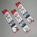 EAGLE CLAW (3 PACK) Plain Shank Hooks All Purpose Live Bait Bronze #2 6pc 031-2