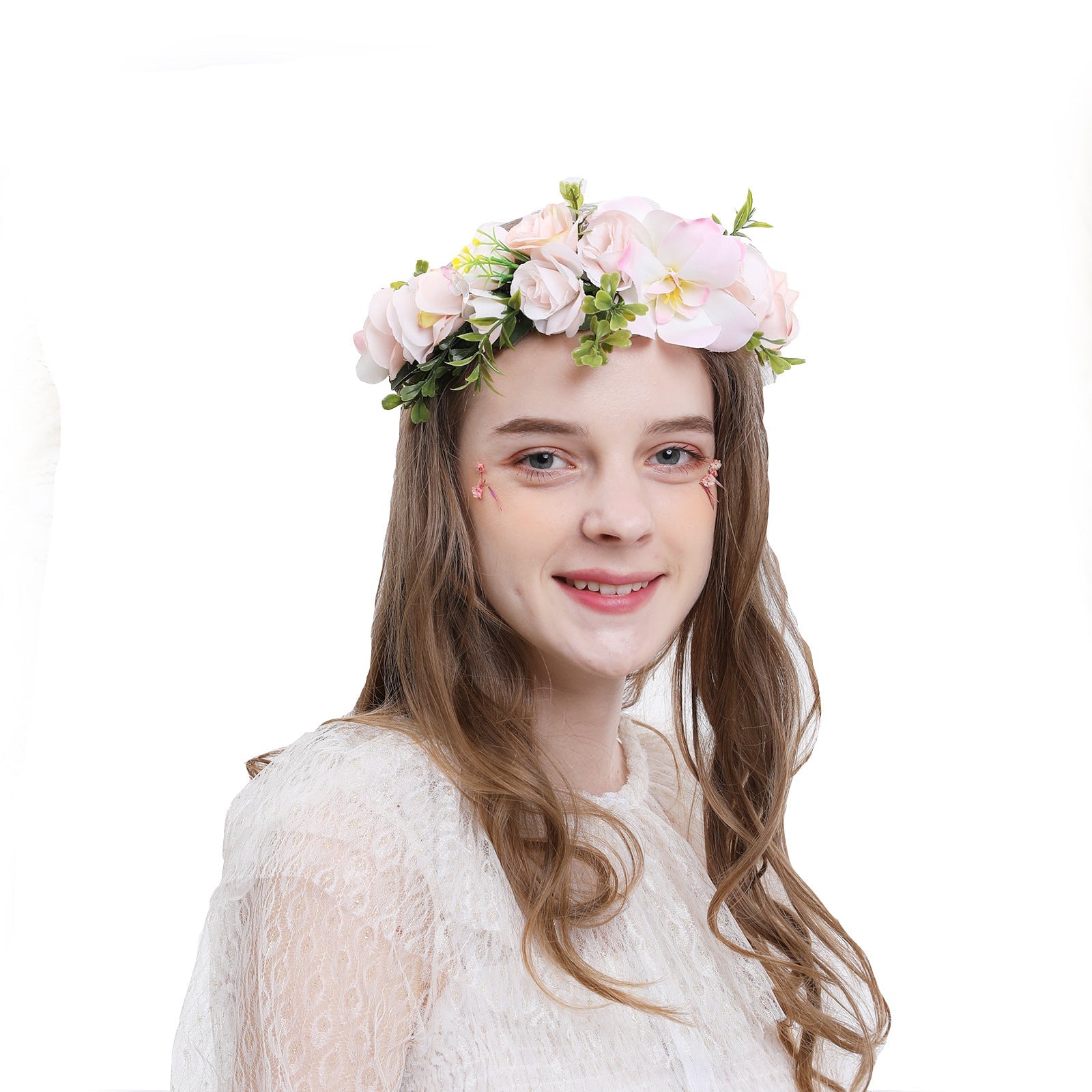 Hawaiian Vacation Wreath Headwear Beautiful Bridal Hairbands Wedding Hair Accessories Headwear Wreath