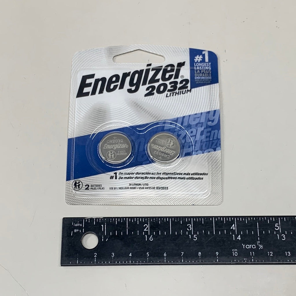 ENERGIZER (3 PACK, 6 Total Batteries) 2032 Lithium Coin Battery for Key FOB