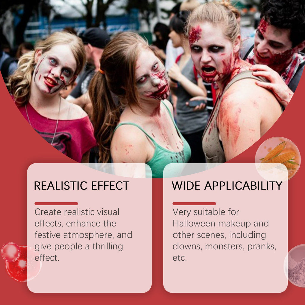 Halloween Fake Blood Cream Can Wash Fake Blood Vampire Zombie Blood Halloween Prank Props