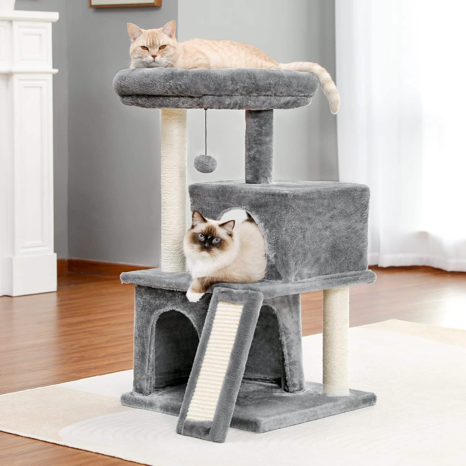 34" Cat Tree Deluxe Tower