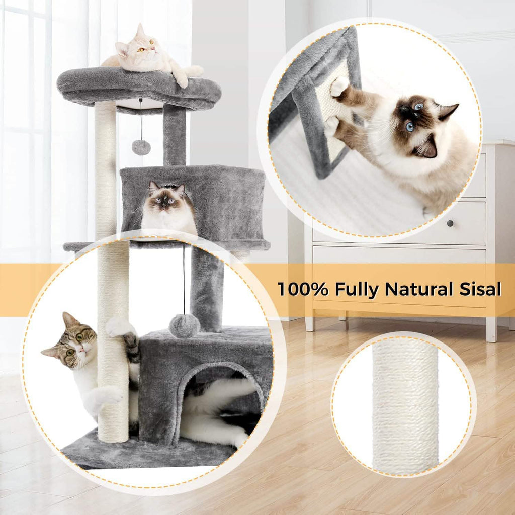 34" Cat Tree Deluxe Tower