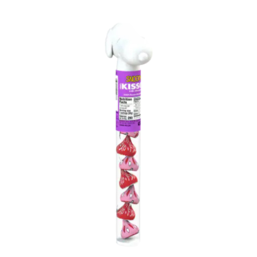 Hershey's Kisses Milk Chocolate Snoopy & Friends Valentine Heart Cane (2.08oz)