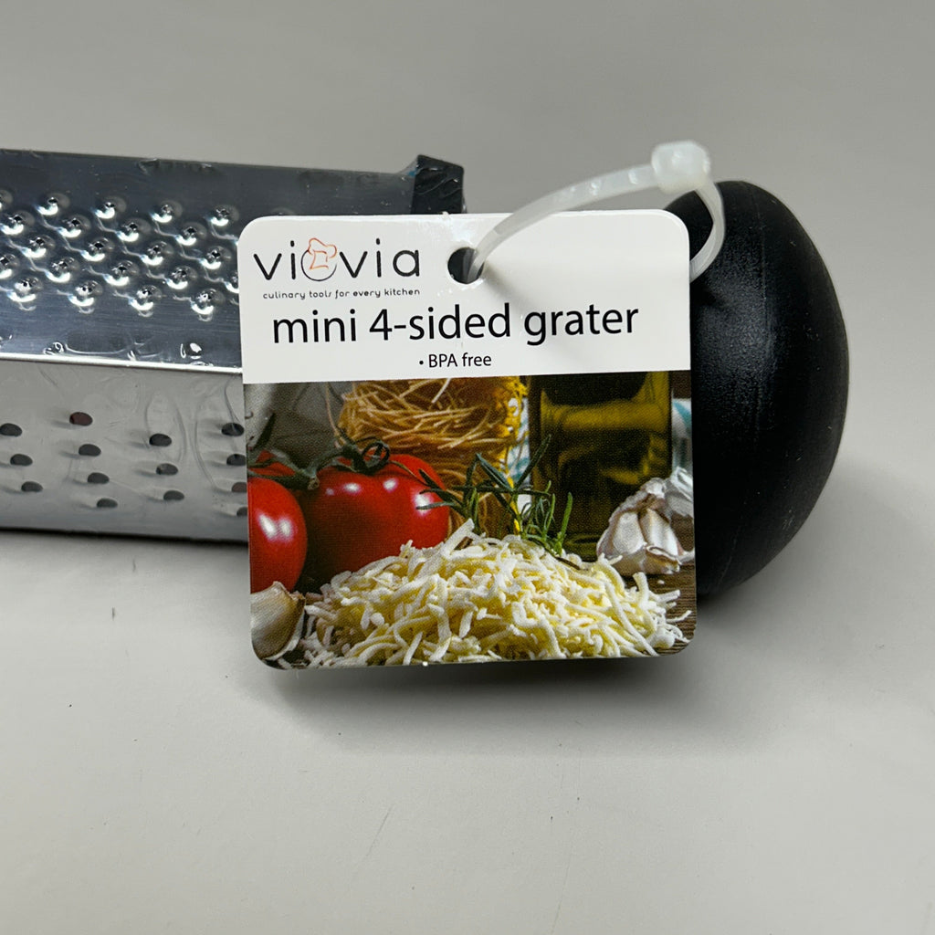 VIOVIA 2-PACK! Mini 4 Sided Grater Stainless Steel VIO-0967 (New)