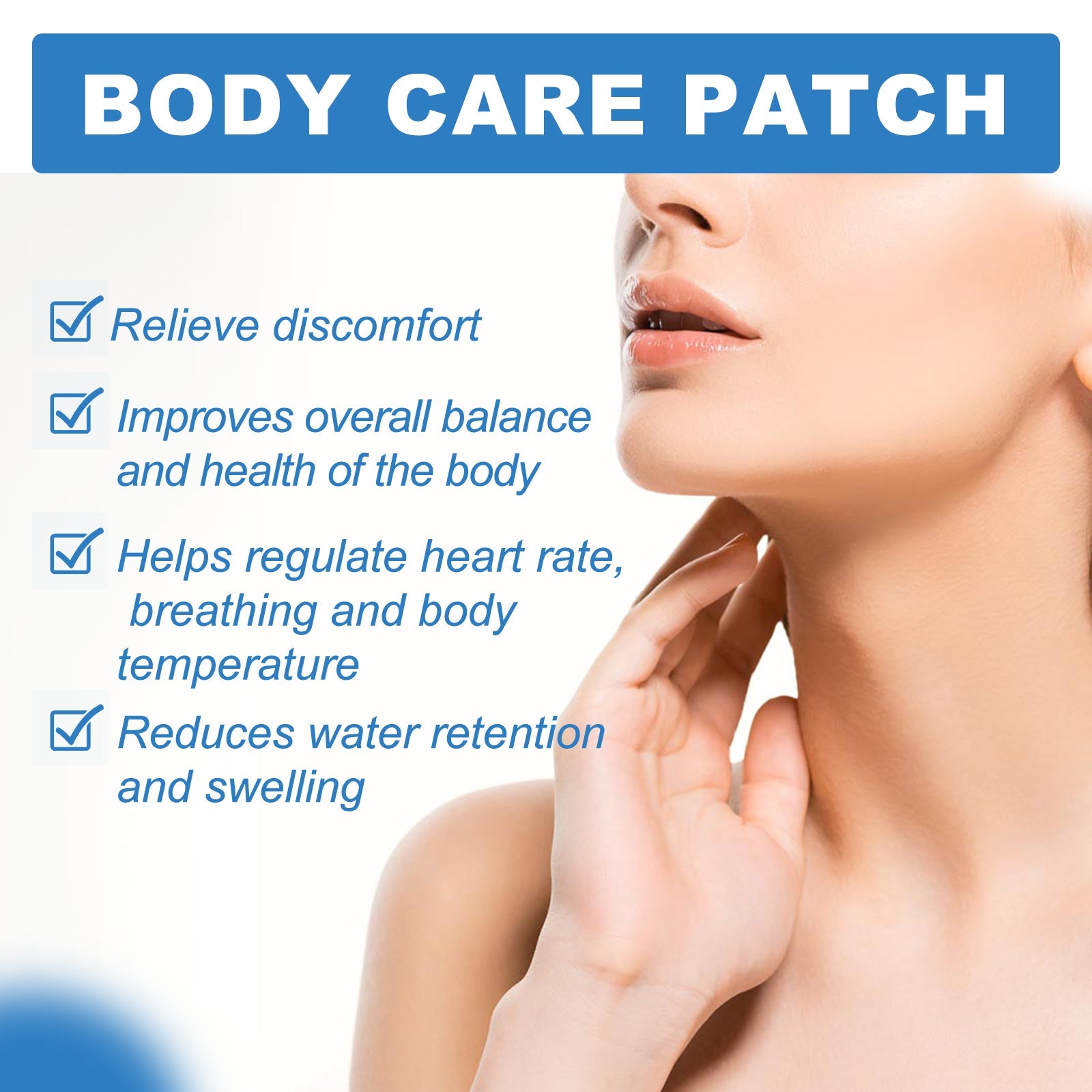 Thyroblend Patch, Massage To Relieve Neck Swelling Discomfort Body Care Patch