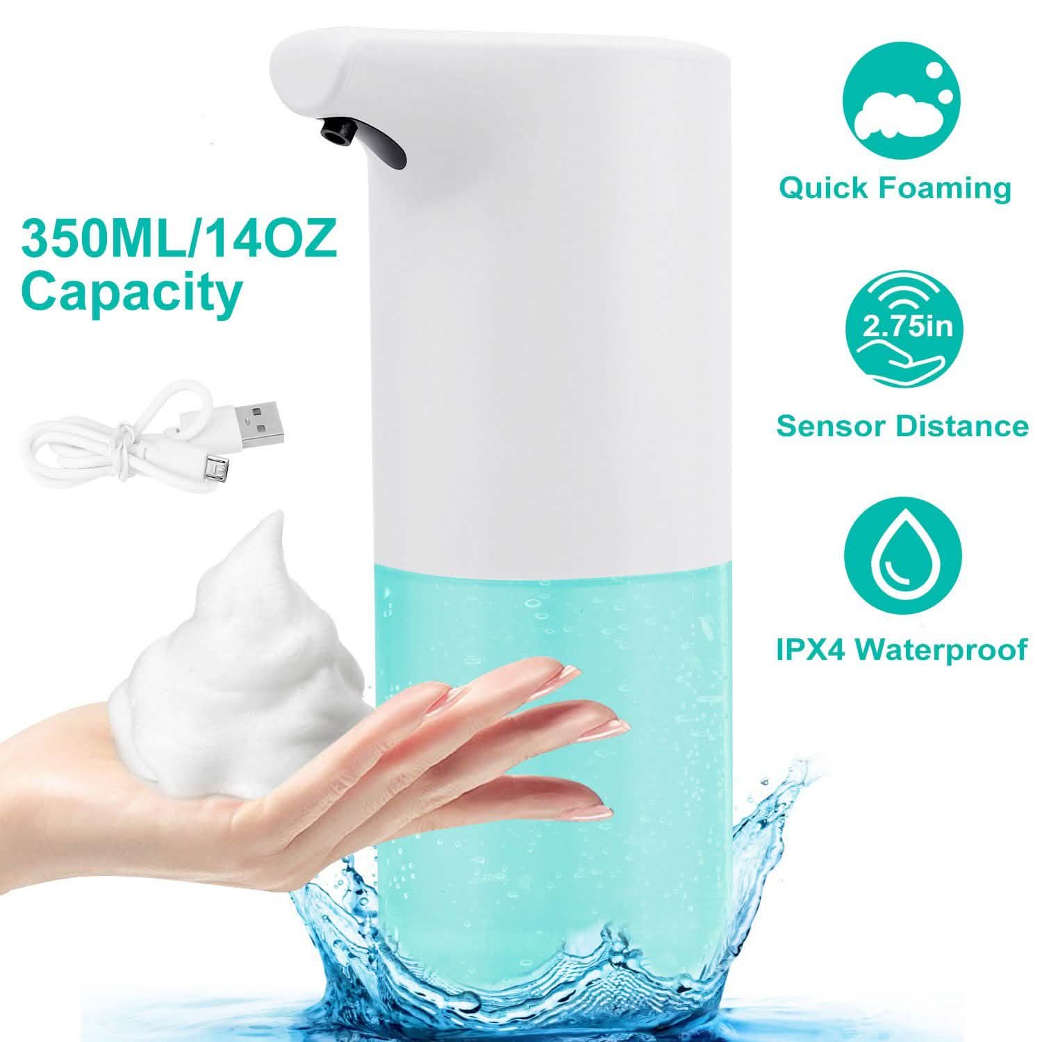 350 ML/14 Oz Automatic Foam Soap Dispenser