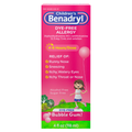 Children's Benadryl Dye-Free Allergy Liquid Bubble Gum (4 fl oz)
