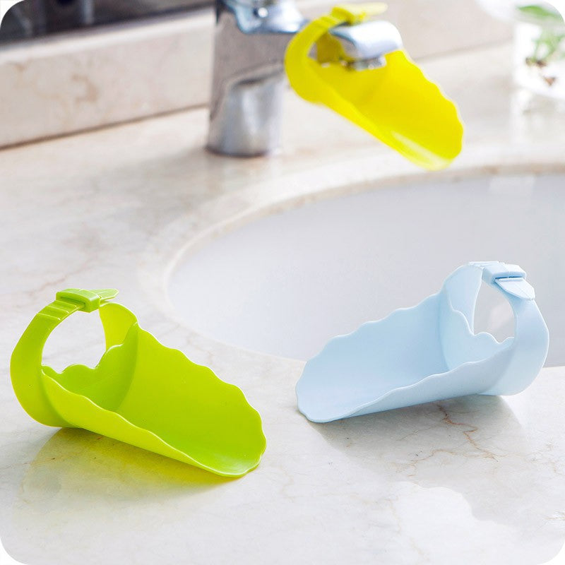 Household Faucet Lengthened Hand Washing Device Guide Gutter Tap Water Extension Extender Children's Hand Washing Aid