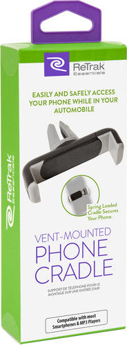 Retrak Etesvent Car Air Vent Phone Holder Black - Retrak Etesvent Car Air Vent Phone Holder Black - Cell Phone Accessories
