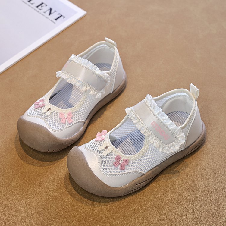 2026 Summer New Girls Mesh Breathable Sneakers, Toddler Soft Sole Non-Slip Casual Walking Shoes For Baby Girls