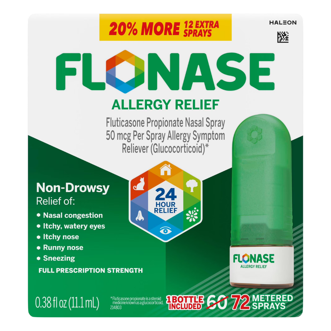 Flonase Allergy Relief Nasal Spray 50mcg (72 Sprays)