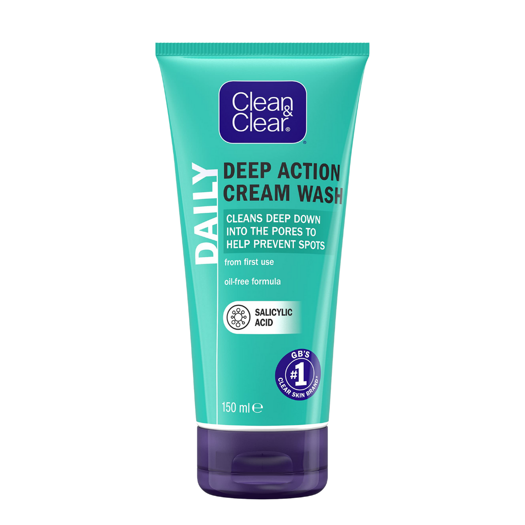 Clean & Clear Daily Deep Action Cream Wash (150ml)