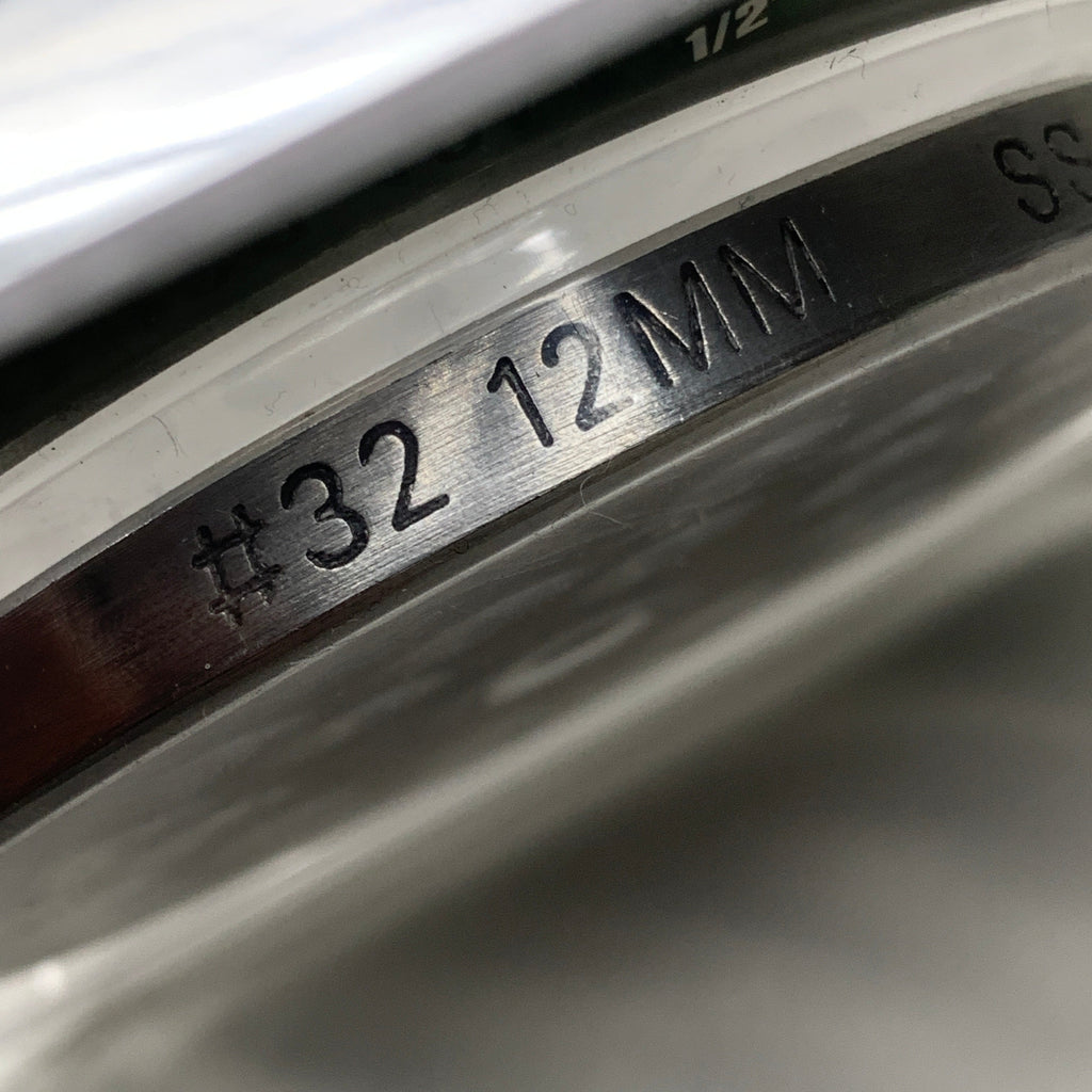 LEM Grinder Plate 12mm #32 (1/2") 2-7/8" Plate Diameter Stainless Steel 482SS