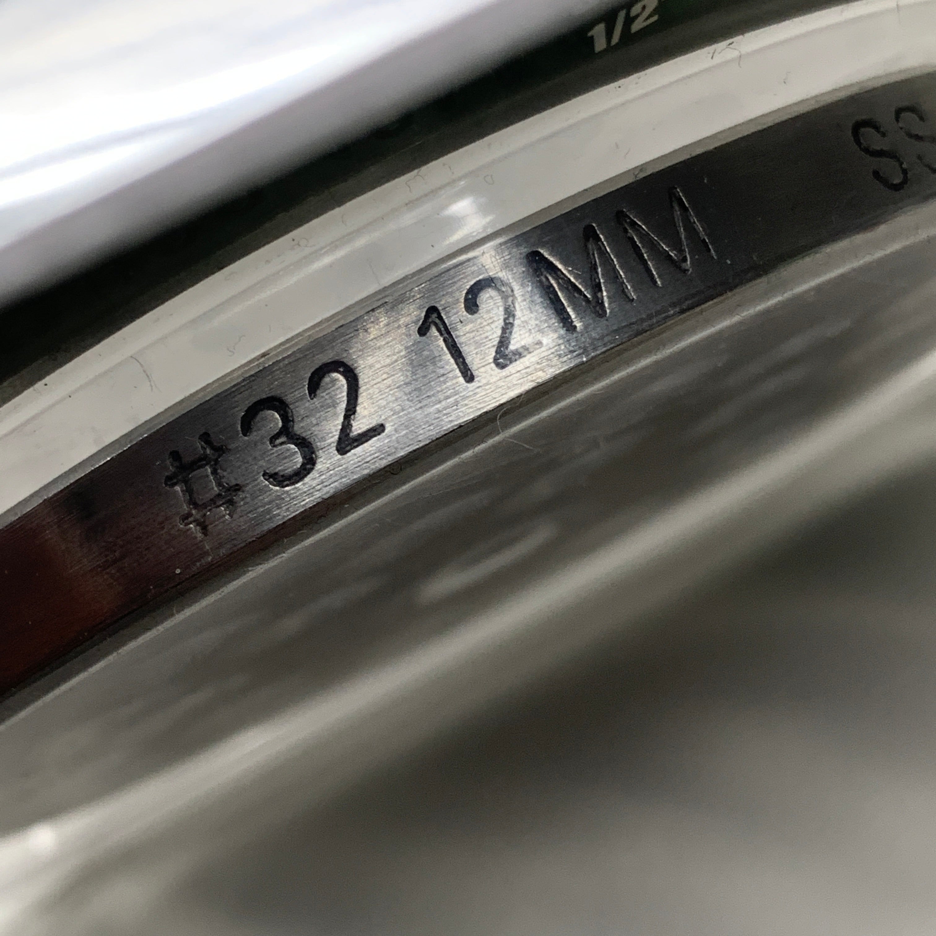 LEM Grinder Plate 12mm #32 (1/2") 2-7/8" Plate Diameter Stainless Steel 482SS