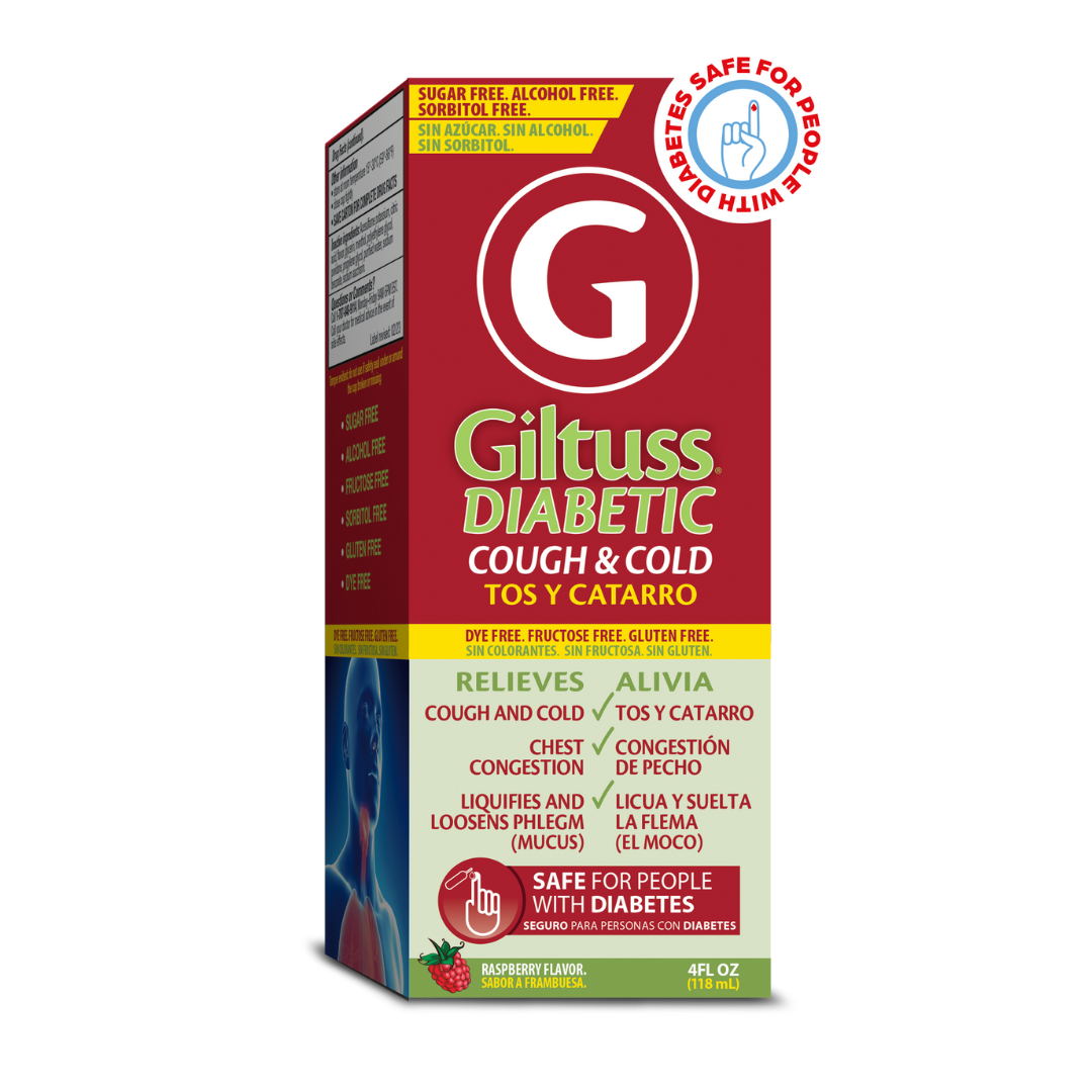 Giltuss Diabetic Cough & Cold Syrup (4oz)