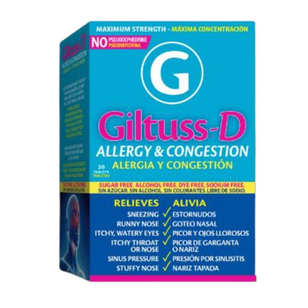 Giltuss Cough & Cold Maximum Strength Relief (20 Tablets)