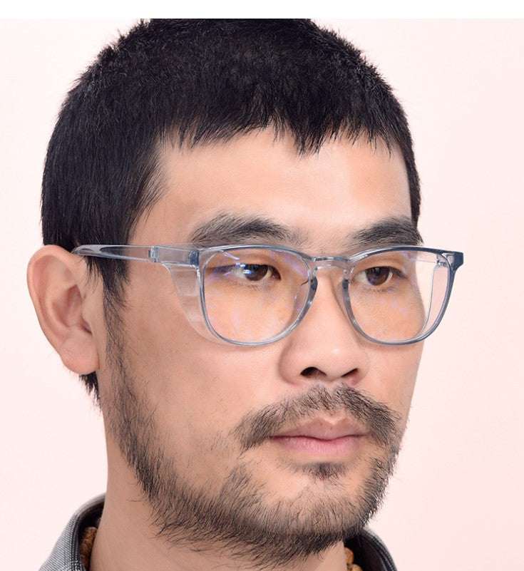 Light and soft anti-blue light tr90 myopia frame glasses Personalized anti-pollen anti-fog and splash-proof protective glasses（HM017）