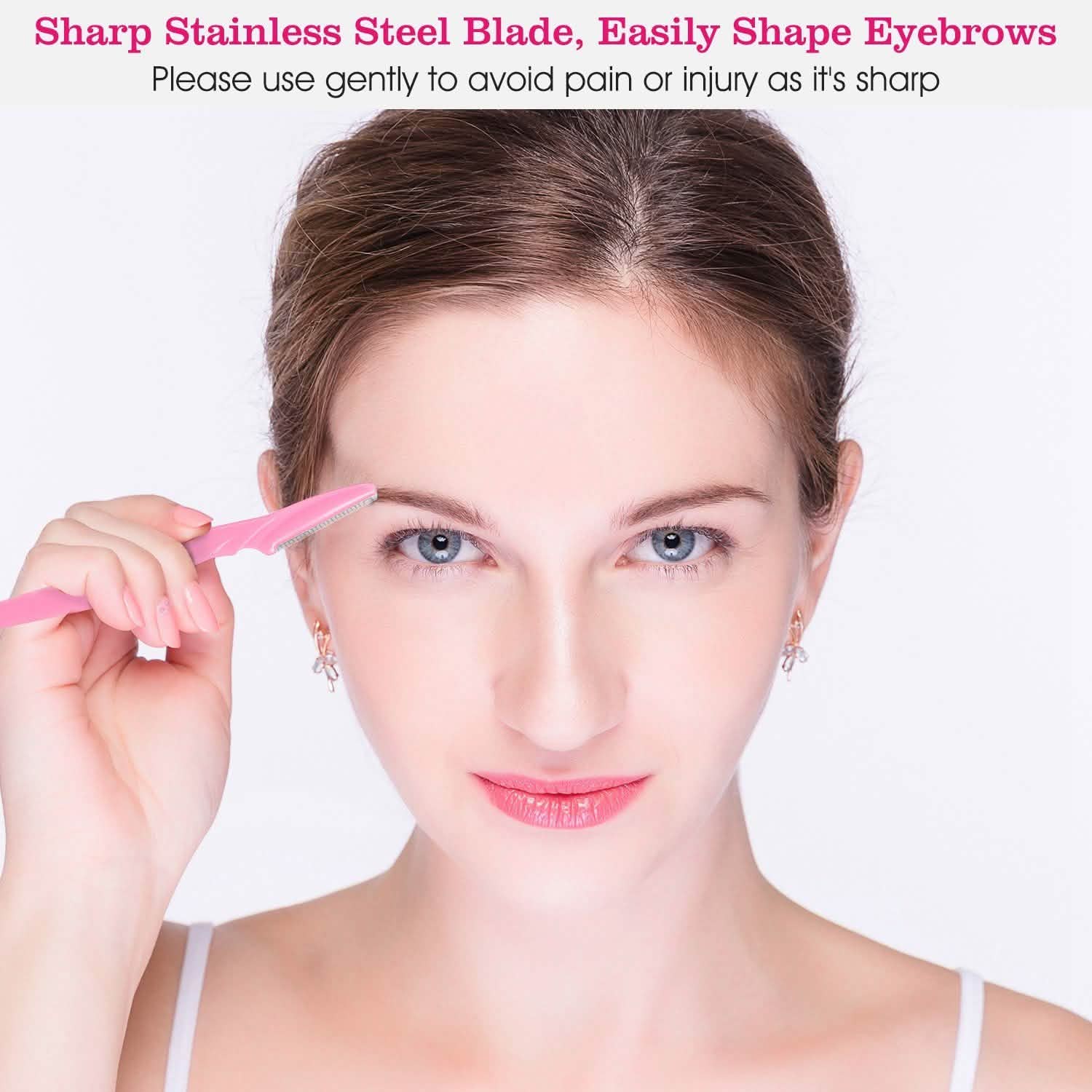 36-Pieces: Women Eyebrow Razor Trimmer