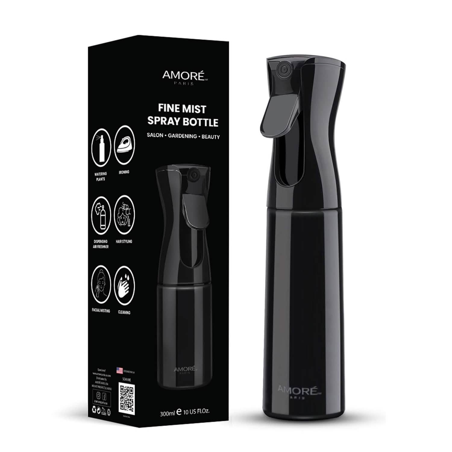 360 Continuous Hair Water Ultra Fine Mister Spray Bottle