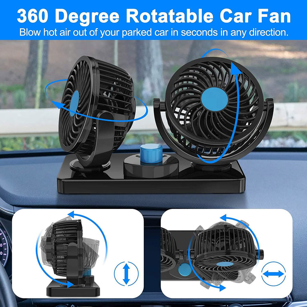 360 Degree Rotatable Car Fan