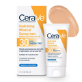 CeraVe Hydrating Mineral Sunscreen SPF 30 Sheer Tint (1.7oz)