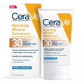 CeraVe Hydrating Mineral Sunscreen SPF 30 Deep Tint (1.7oz)