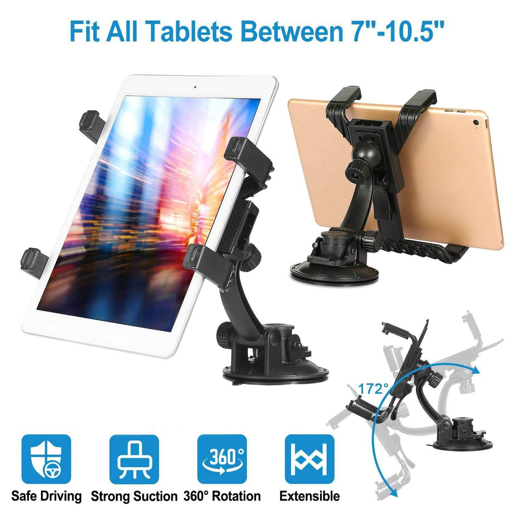 360° Car Windshield Tablet Mount
