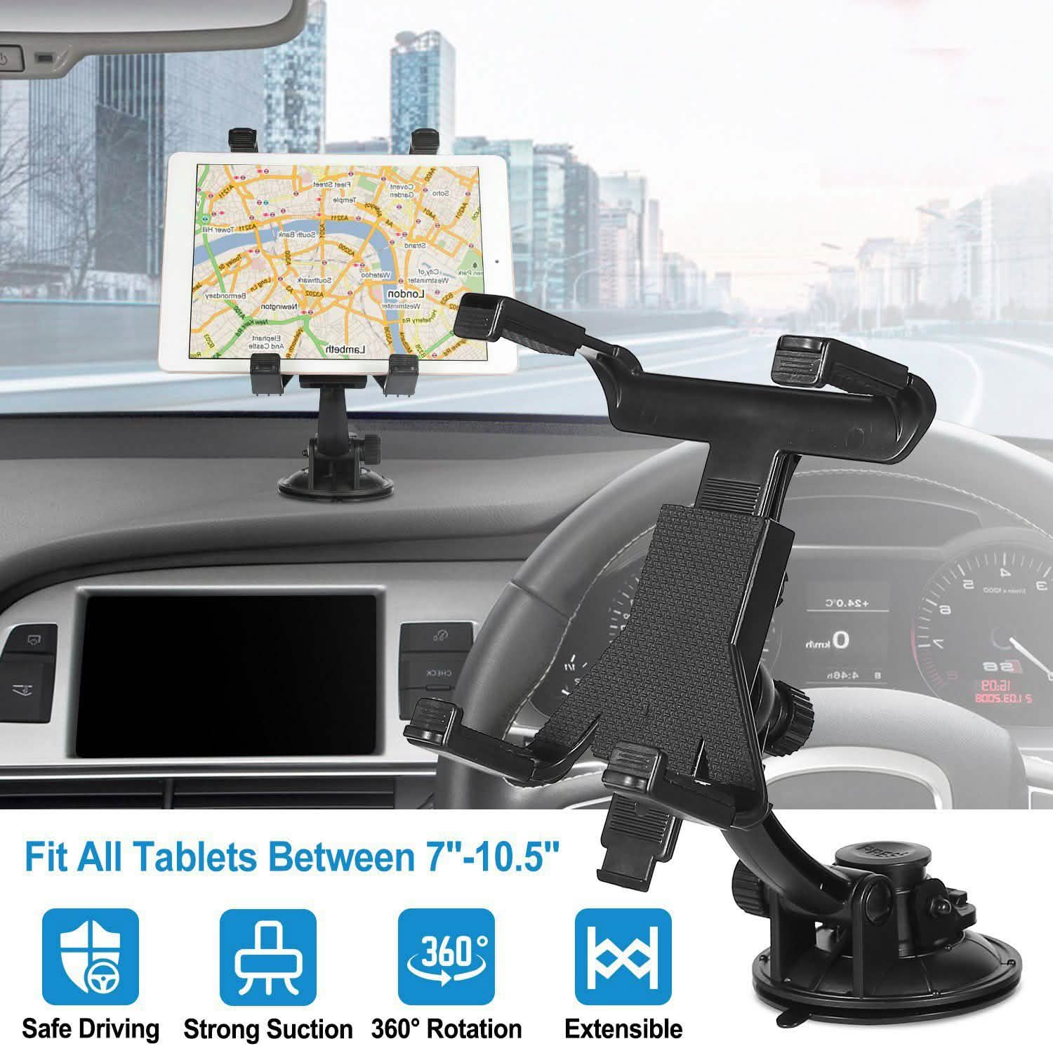 360° Car Windshield Tablet Mount